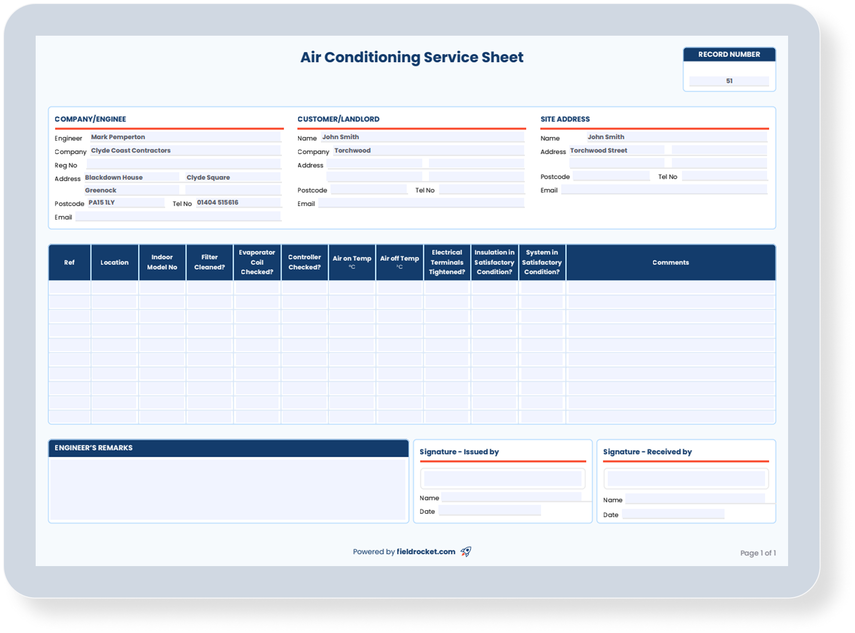 Organise your gas engineers and staff